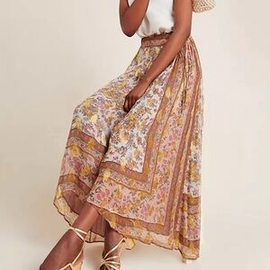 Anthro Love Sam Bohemian Harvest Midi Skirt